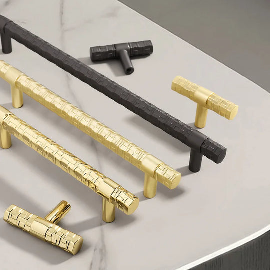 Creative T-Bar Cabinet Handles – Modern Zinc Alloy Pulls for Furniture