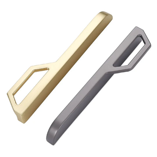 Gold and Pearl Grey Cabinet Handles – Modern Zinc Alloy Pulls for Furniture
