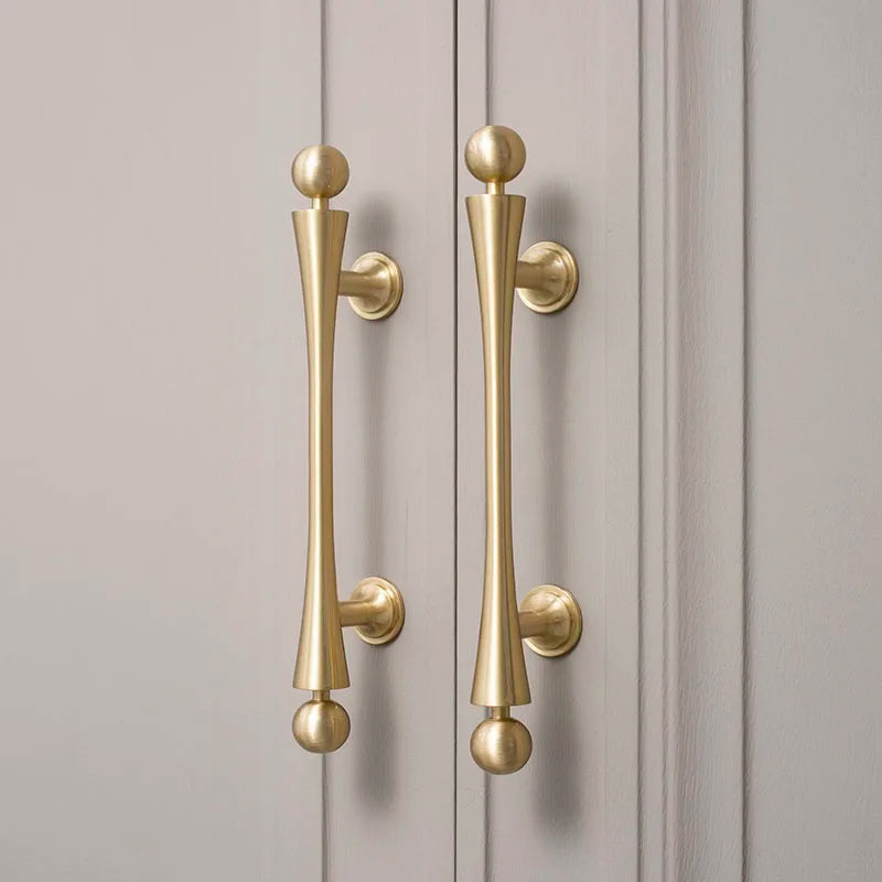 Gold Brass Cabinet Handles – Modern Pulls and Knobs for Furniture and Kitchen Doors