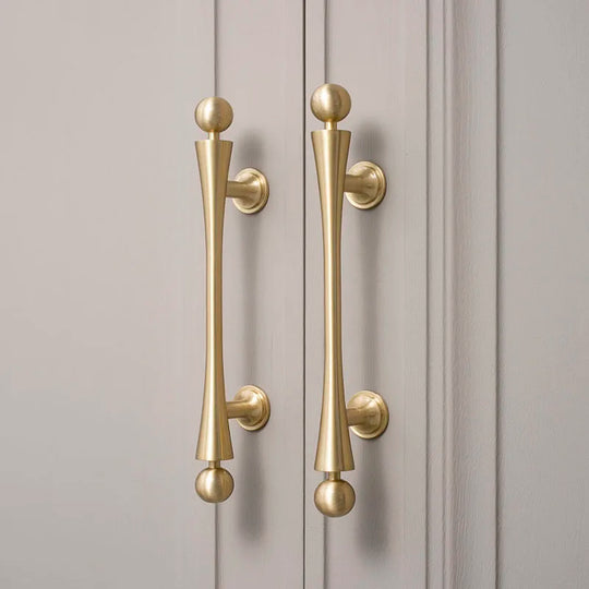 Gold Brass Cabinet Handles – Modern Pulls and Knobs for Furniture and Kitchen Doors