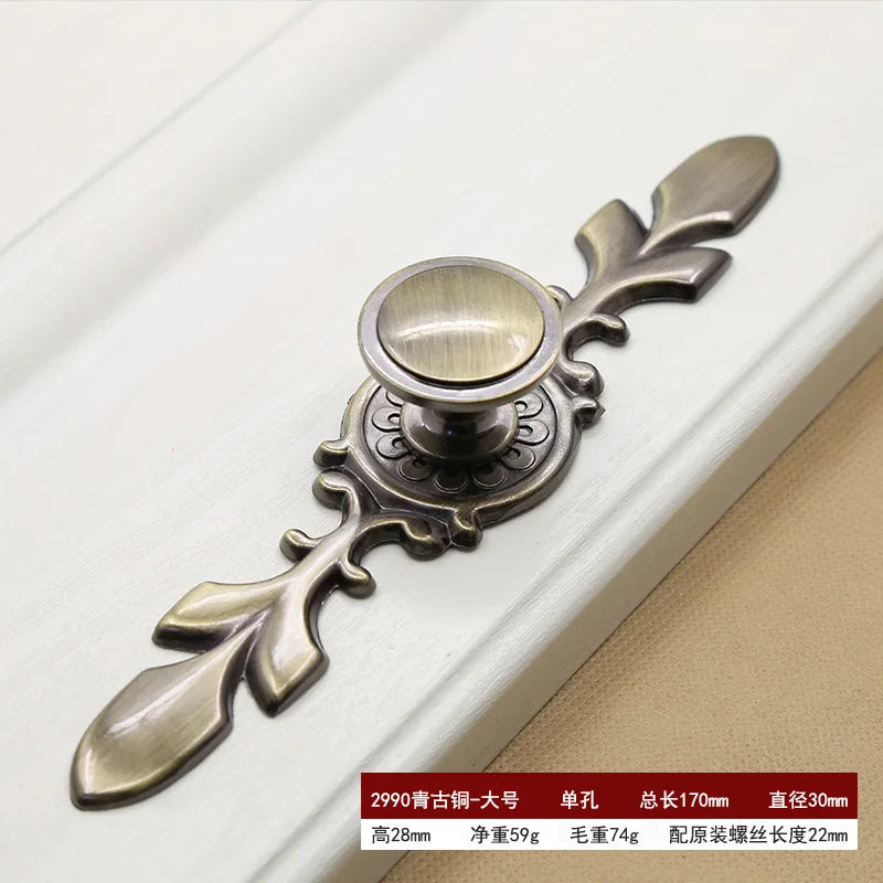 Retro Bronze Cabinet Handles – Antique Metal Drawer & Door Pulls