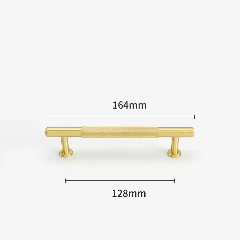 Gold Brass Cabinet Handles – Modern Bar Pulls and Knobs for Furniture