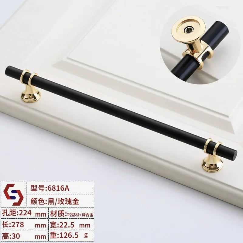 Modern T-Bar Cabinet Handles – Sleek Decorative Furniture Pulls