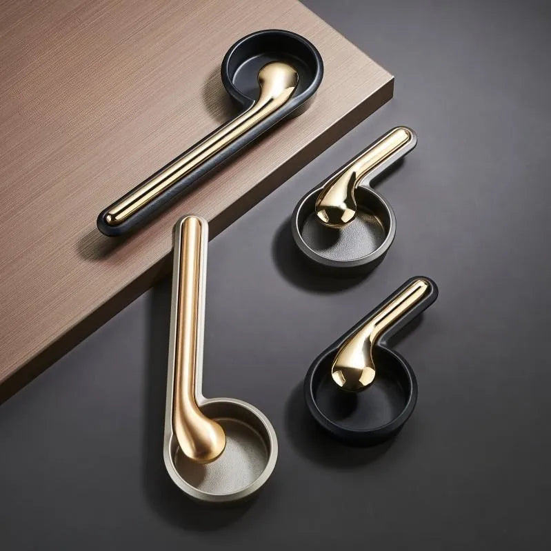 Modern Minimalist Zinc Alloy Handles – Invisible Embedded Cabinet Pulls