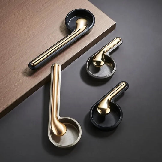 Modern Minimalist Zinc Alloy Handles – Invisible Embedded Cabinet Pulls