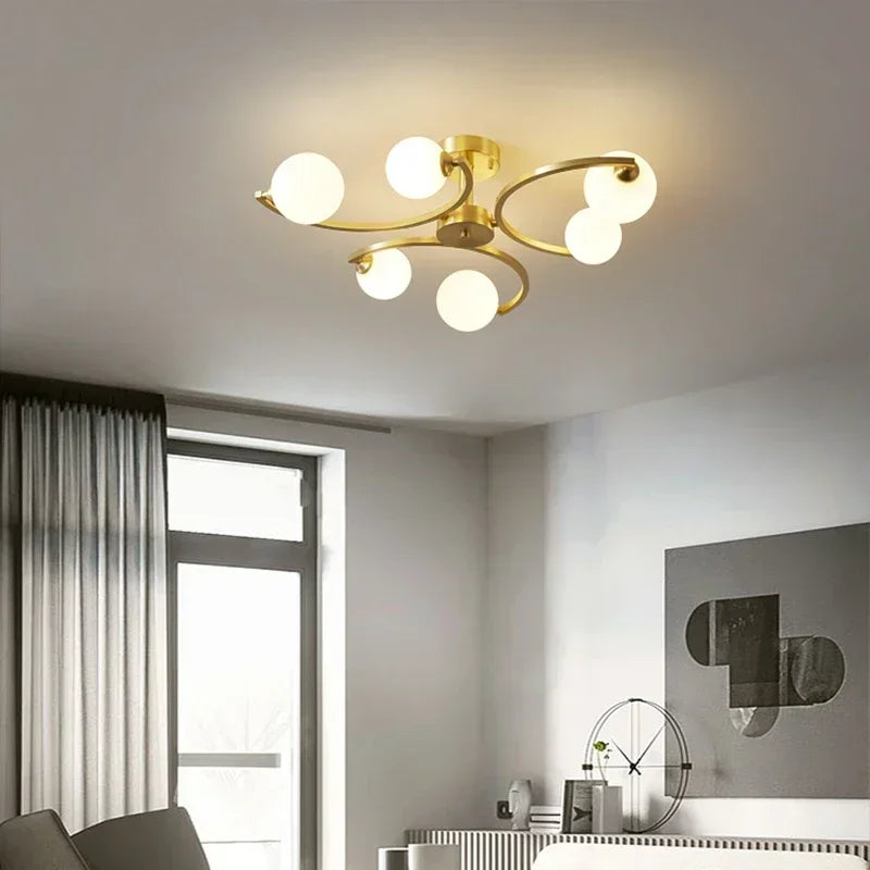 Designer Glass Ceiling Pendant Light for Living & Dining Room