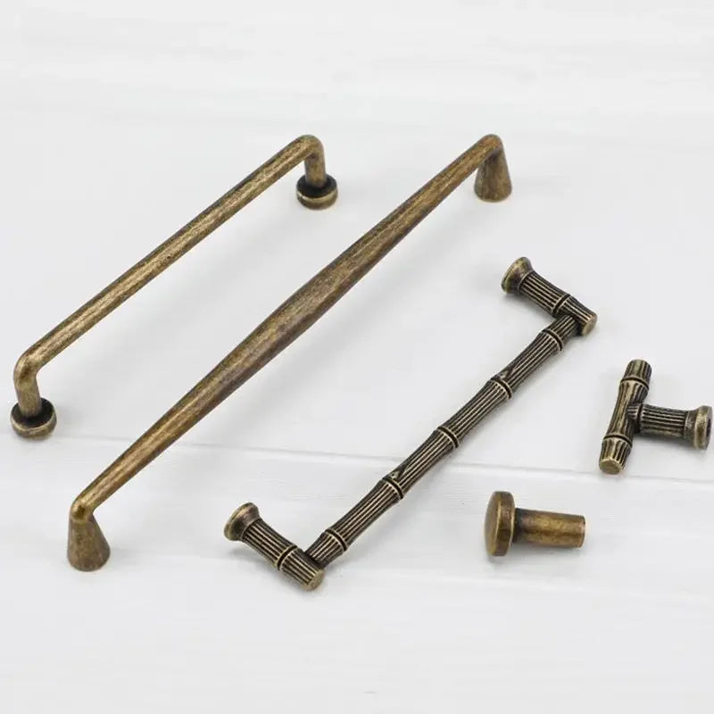 Antique Zinc Alloy Drawer & Cabinet Handles – Retro Vintage Pulls