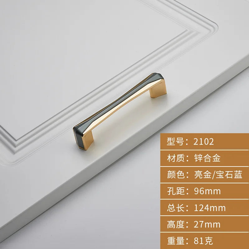 American Zinc Alloy Cabinet Handles – Solid Drawer & Wardrobe Pulls