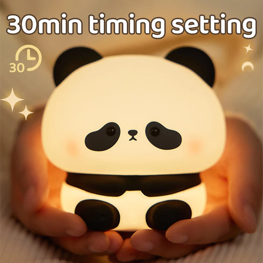 Panda LED Touch Night Light USB Rechargeable Table Lamp