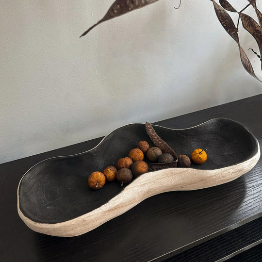 Wooden Fruit Tray Irregular Snack Serving Tray
