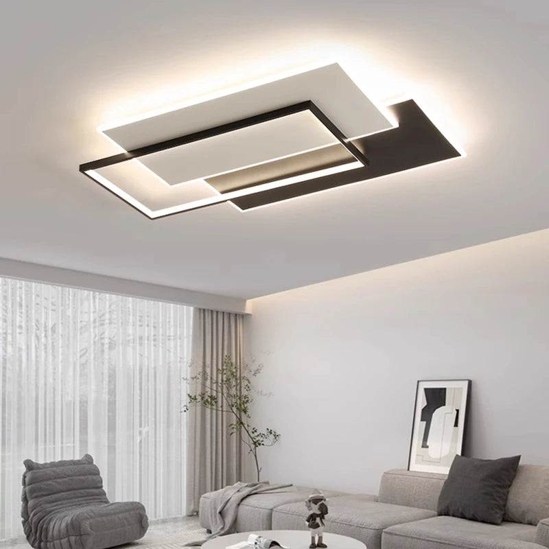 Modern Minimalist Ultra-Bright LED Ceiling Light for Living & Bedroom