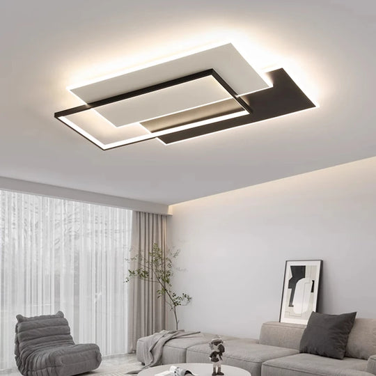 Modern Minimalist Ultra-Bright LED Ceiling Light for Living & Bedroom