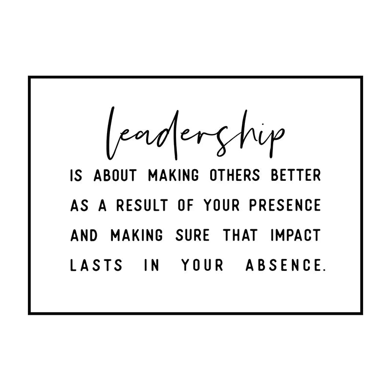 Black And White Motivational Quotes Canvas Wall Art