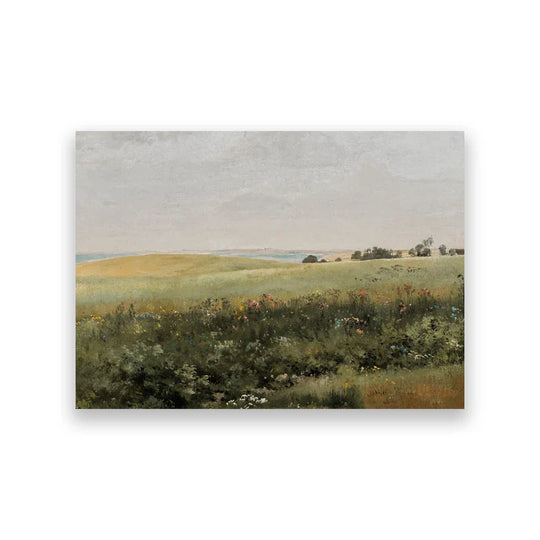 Classic Vintage Landscape Wall Art Canvas Print