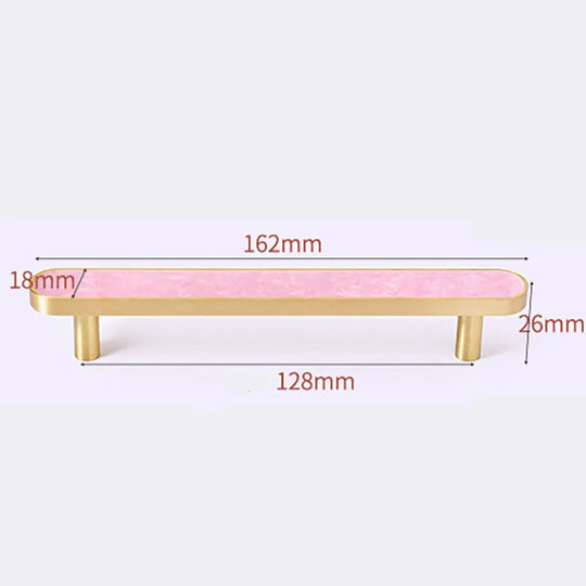 Brass and Acrylic Cabinet Handles – Colorful European Pulls for Wardrobes and Furniture