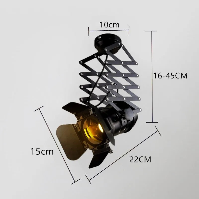 Modern LED Industrial Track Lamp for Bar, Café & Loft Interiors