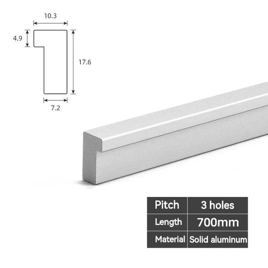 Modern Long T-Bar Aluminum Cabinet Handles – Brushed Gold, Silver, and Black Pulls (700mm-1200mm)