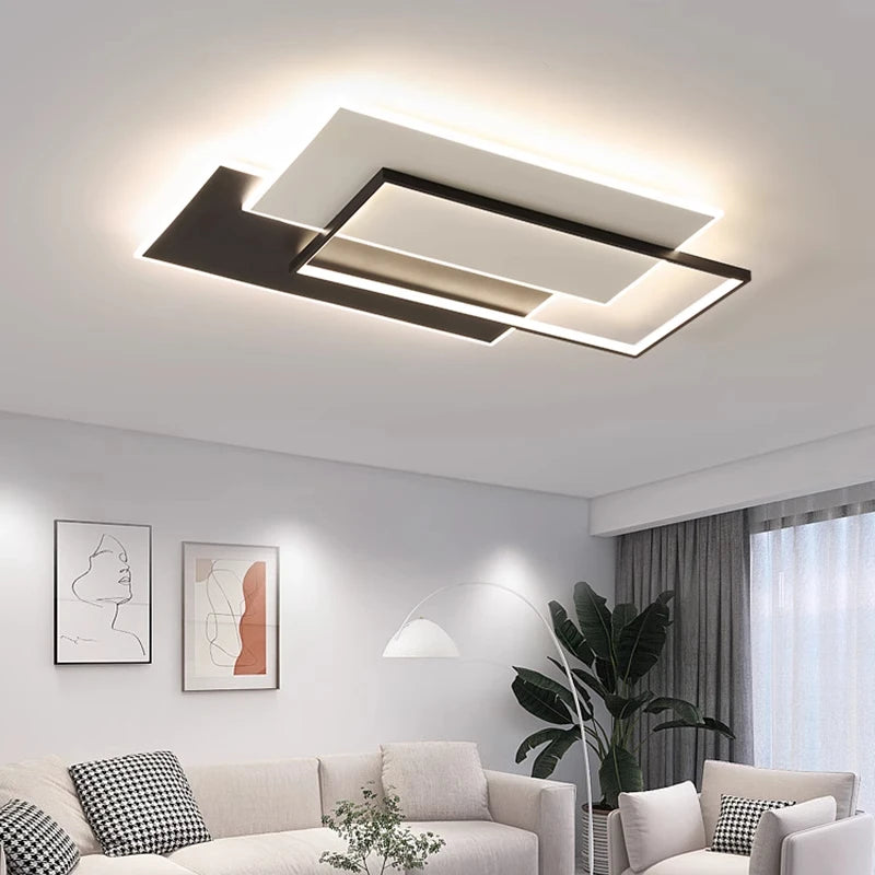 Modern Minimalist Ultra-Bright LED Ceiling Light for Living & Bedroom