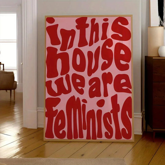 Modern Living Quotes Typographic Canvas Wall Art