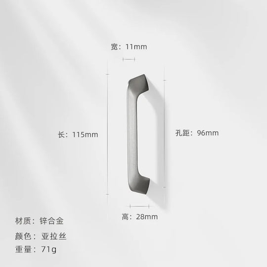 Modern Zinc Alloy Cabinet Handles – Kitchen Drawer Knobs
