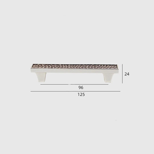 24K Gold and Hammered Brass Furniture Handles – Textured Knobs and Pulls in Silver Finishes