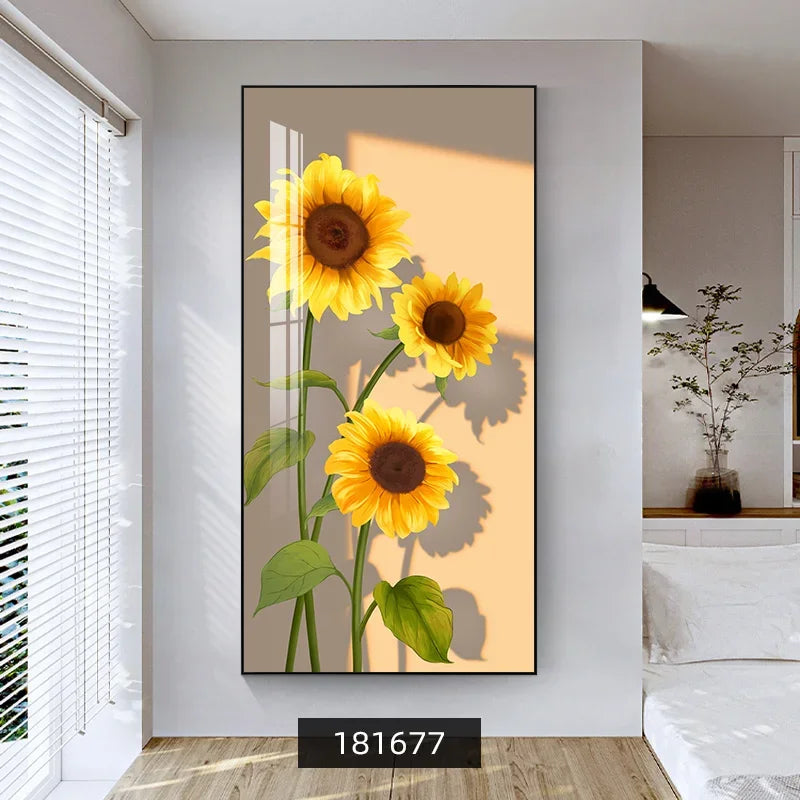 Summer Flowers Colorful Floral Canvas Wall Art