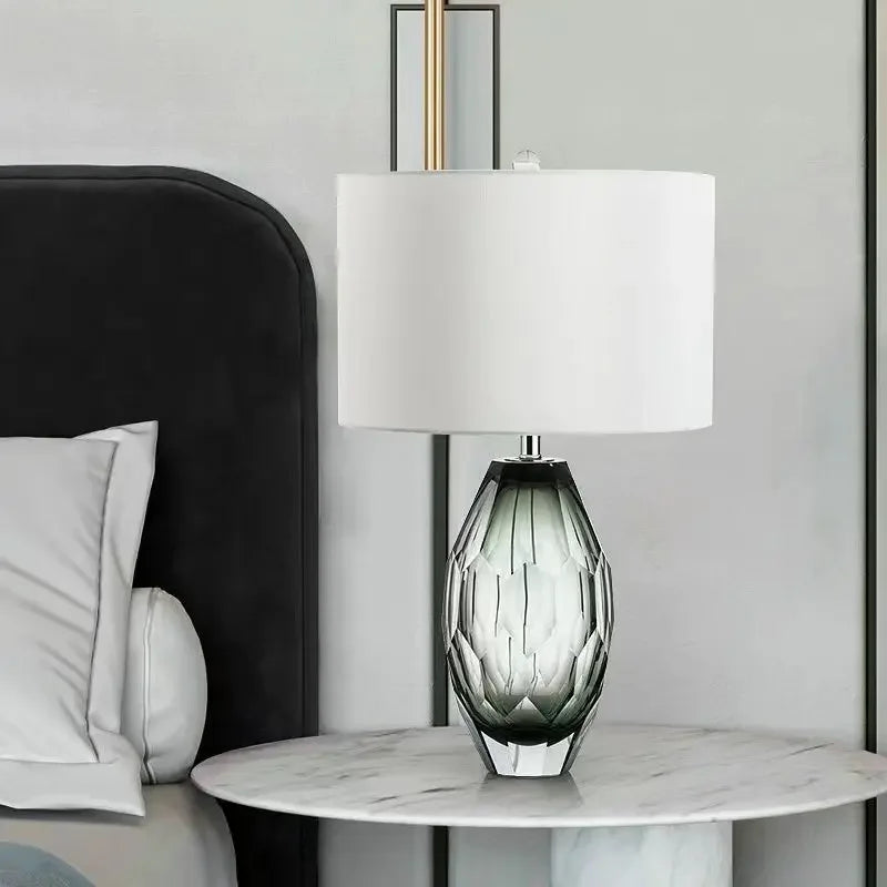Designer Colored Glass Floor Lamp for Bedroom & Living Room