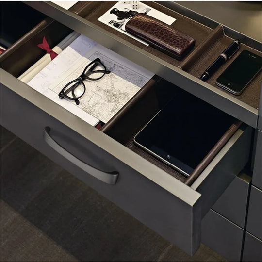 Modern Minimalist Pearl Black Cabinet Handles – European Style Pulls for Furniture