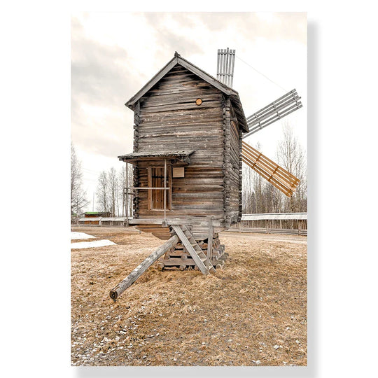 Tranquil Lake Pier Sunset Landscape Canvas Wall Art