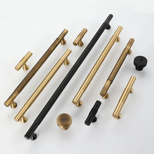 Brass Handles – Gold, Black, and Antique Bar Pulls and Knobs for Furniture