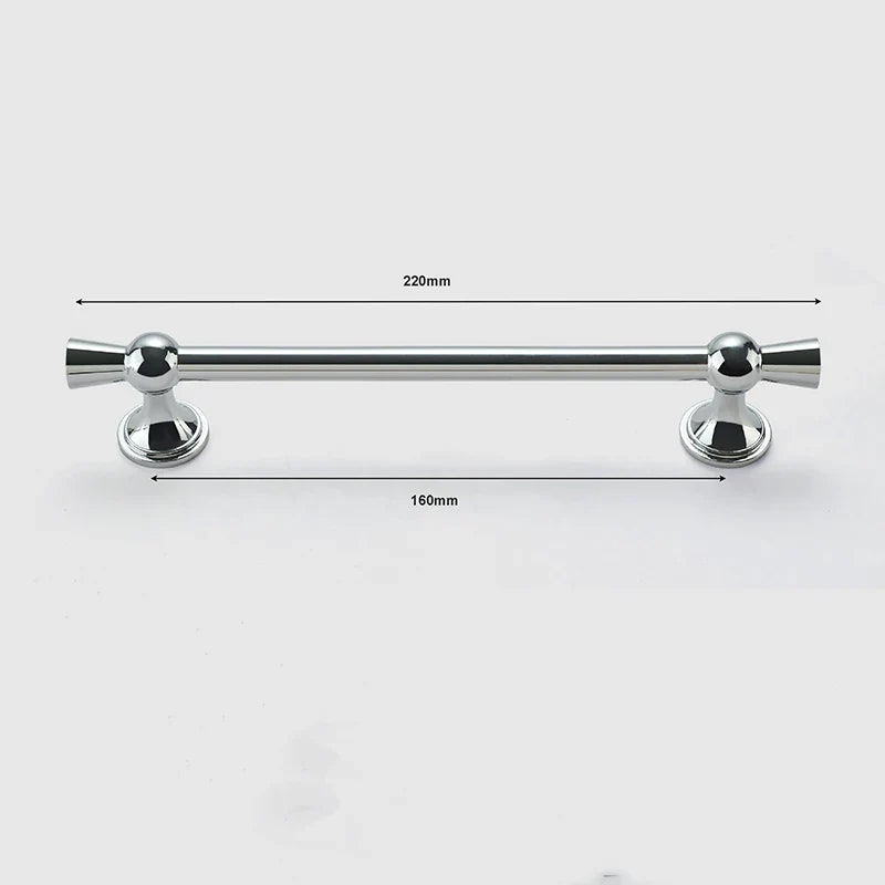 Polished Gold and Silver T-Bar Cabinet Handles – Modern Pulls for Furniture (55–220mm)