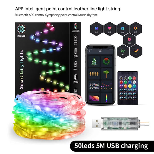 Dreamcolor Fairy String Lights USB RGB Smart APP Party Decoration