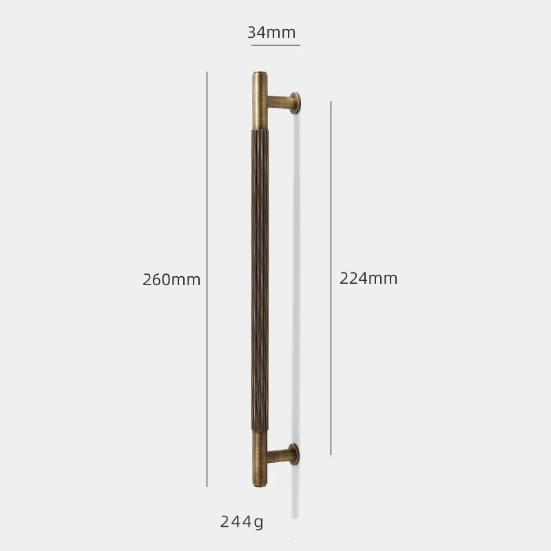Antique Brass Furniture Handles – Bronze Plated Cabinet Pulls and Wardrobe Bar Knobs