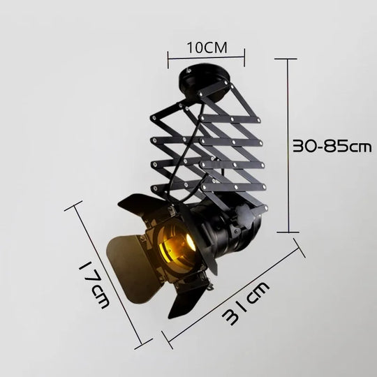 Modern LED Industrial Track Lamp for Bar, Café & Loft Interiors