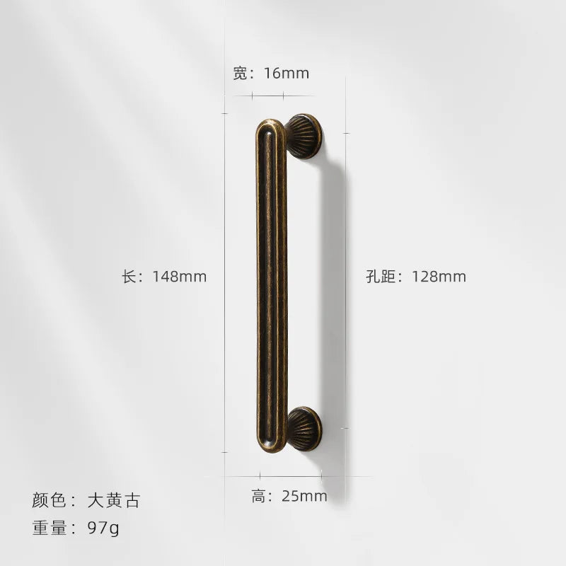 Antique Wardrobe Cabinet Handles – Retro Zinc Alloy Pulls and Knobs for Furniture