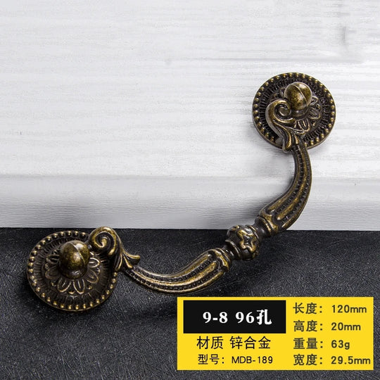 Antique Bronze Cabinet Handles – Retro Vintage Drawer Pulls