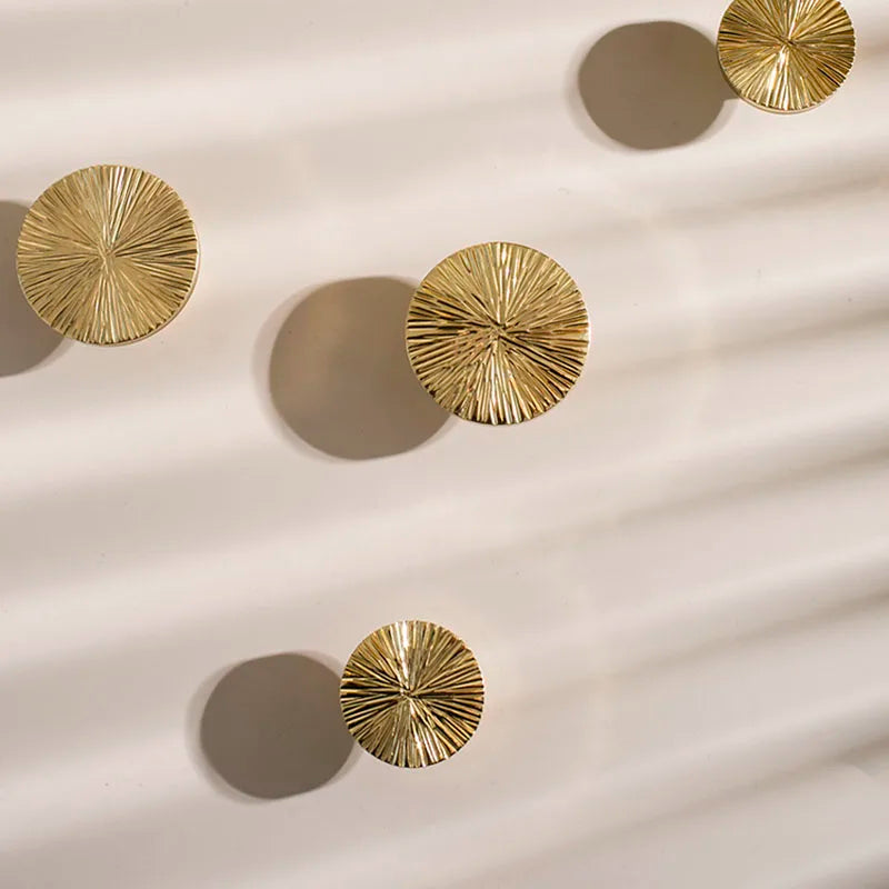 Hammered Brass Cabinet Handles – Handcrafted Furniture Knobs