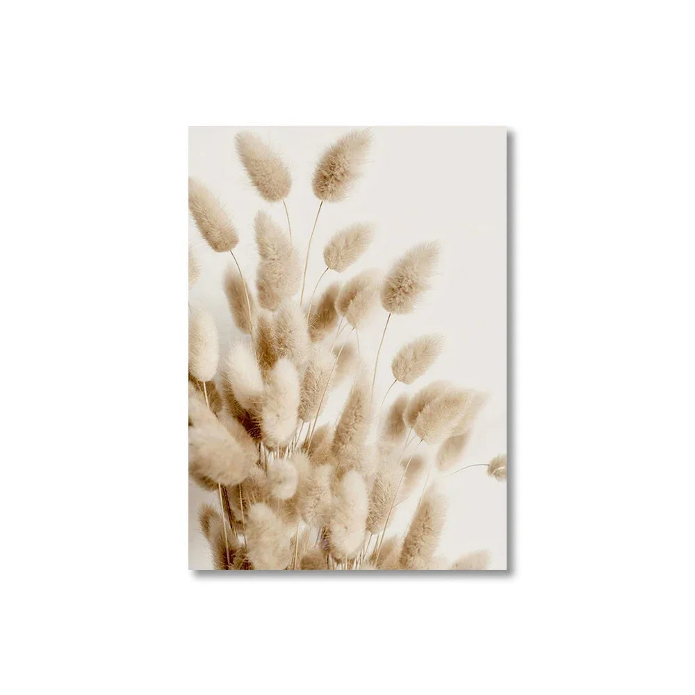 Minimalist Lake Pier Coastal Canvas Wall Art Unframed