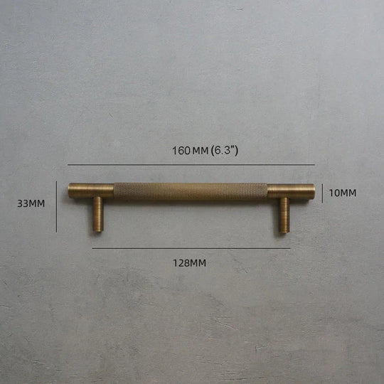 Solid Bronze Cabinet Handles – Antique Brass Wardrobe Bars and Drawer Pulls (20mm-500mm)