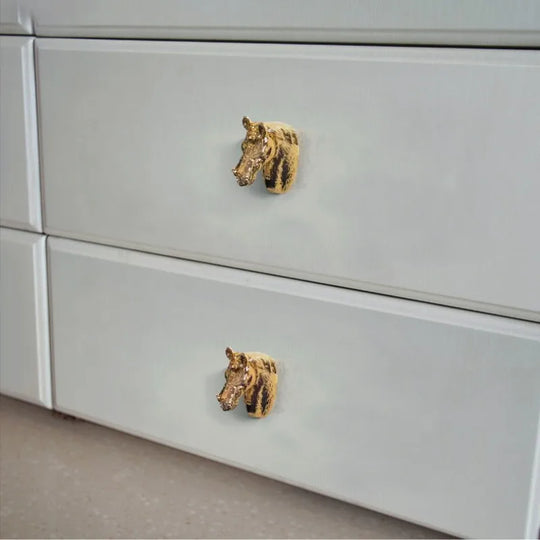 Creative Horse Head Cabinet Knobs – Artistic Zinc Alloy Handles