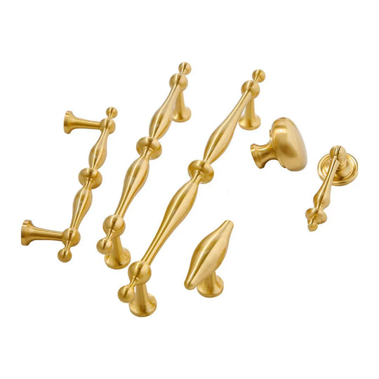 New Brass Cabinet Handles – Modern T-Bar Pulls and Knobs for Furniture