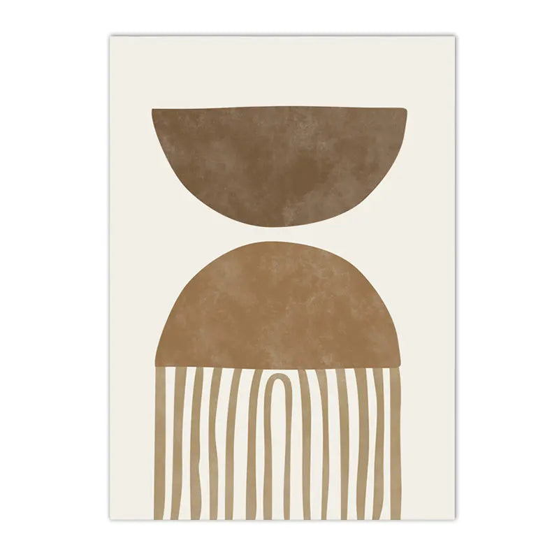 Minimalist Abstract Mindfulness Quote Canvas Wall Art