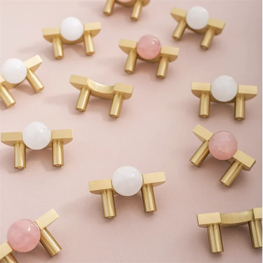 Brass & Acrylic Cabinet Handles and Knobs – Elegant Furniture Pulls