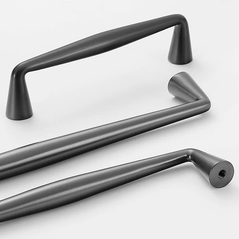 Brass Gold, Black, and Gray Cabinet Handles – Nordic and American-Style Pulls and Knobs