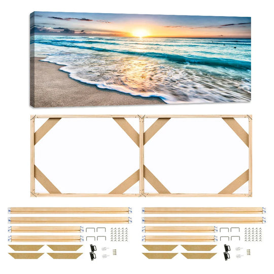 DIY Natural Wood Frame Kit For Canvas Prints
