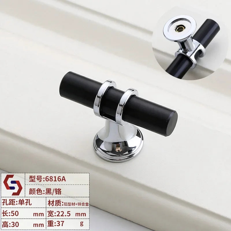 Modern T-Bar Cabinet Handles – Sleek Decorative Furniture Pulls