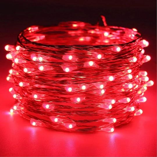 Outdoor LED String Fairy Lights USB/Battery Waterproof Garland
