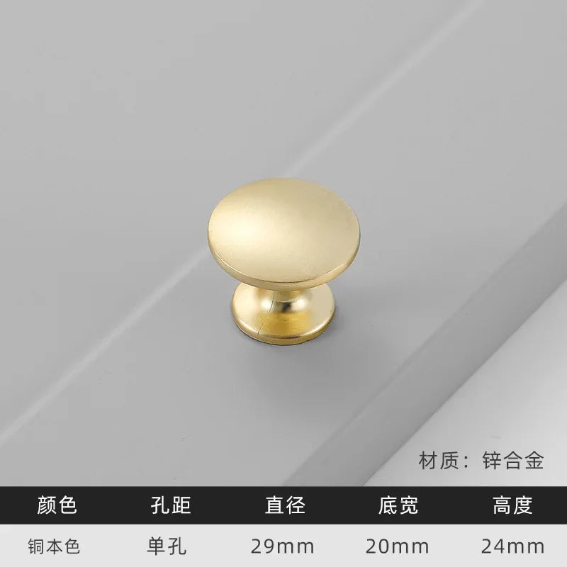 Modern Gold Kitchen Cupboard Handles – Decorative Chinese-Style Knobs