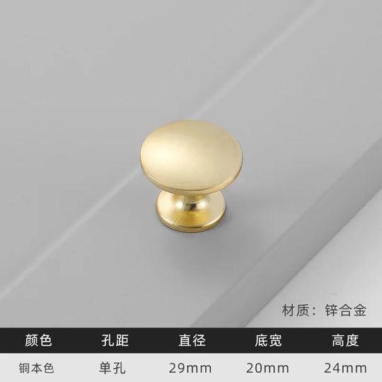 Modern Gold Kitchen Cupboard Handles – Decorative Chinese-Style Knobs