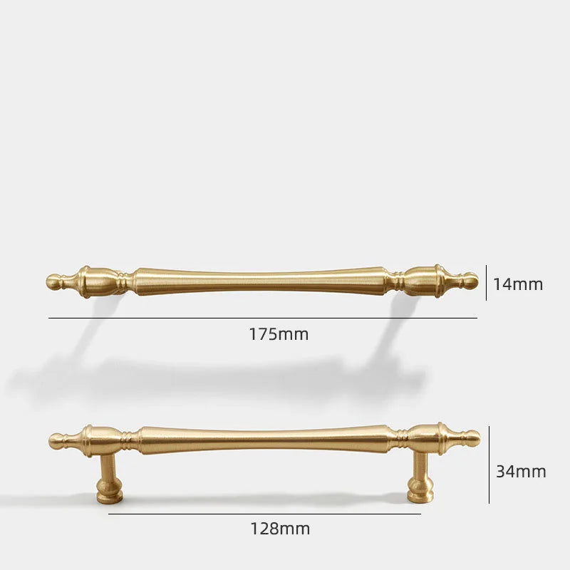 Brass Furniture Handles – French-Style Pulls and Knobs for Cabinets and Wardrobes
